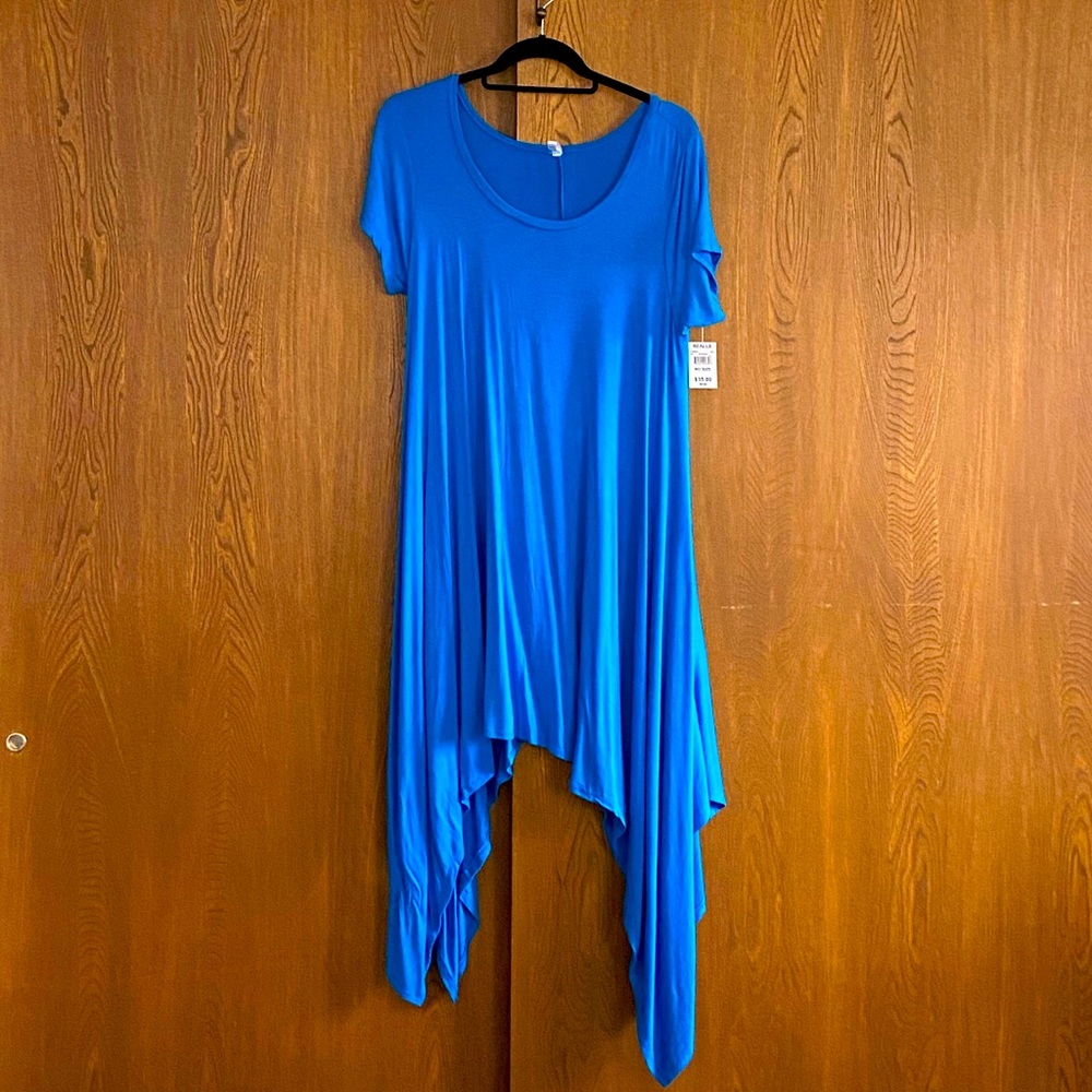 High-Low Short Sleeved Dress